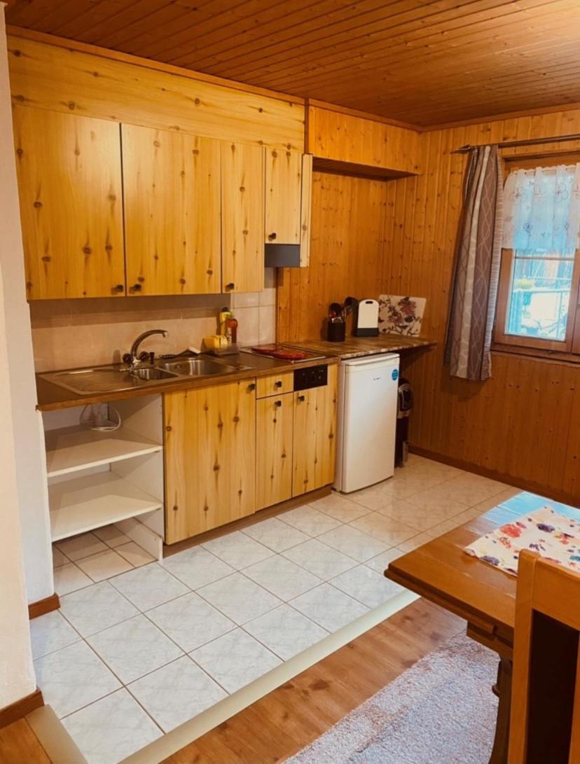 Guenstig Und Einfaches Studio Auf Dem Bauernhof Zuoz Dış mekan fotoğraf